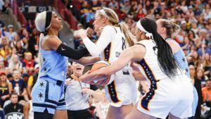 Read more about the article ESPN buries DiJonai Carrington dirty foul on Sophie Cunningham, ‘white privilege’ post