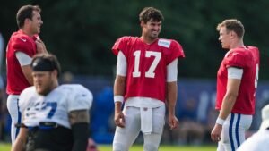 Read more about the article Colts face quarterback uncertainty as Daniel Jones recovers from Achilles injury