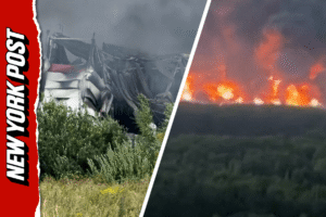 Read more about the article Ukraine unleashes hundreds of drones across Russia (Video)