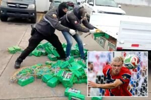 Read more about the article Cocaine shipment plastered with stickers of Norwegain soccer star Erling Haaland sezied in Ecuador