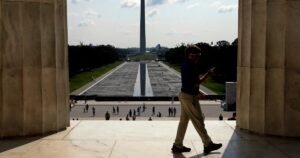 Read more about the article Trump blasts Pirro after she refutes his claim that Reflecting Pool was damaged by vandals