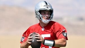Read more about the article Fernando Mendoza set for his Raiders preseason debut vs. Cardinals