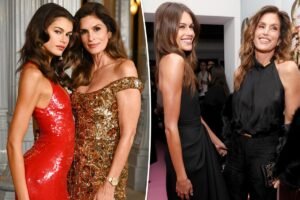 Read more about the article Kaia Gerber denies resemblance to mom Cindy Crawford after lookalike red carpet appearance