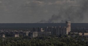 Read more about the article An overnight Ukrainian blitz damages Russia’s Black Sea naval stronghold, Zelensky says