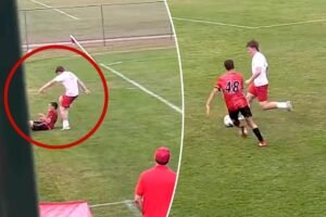 Read more about the article High school soccer player kicks, punches opponent in head in horrifying scene: ‘Ban that kid’