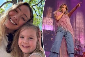 Read more about the article Hilary Duff rushed ‘brave’ daughter, 5, to the ER hours before first sold-out MSG show