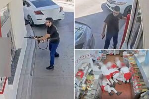 Read more about the article Horrifying footage shows In-N-Out mass shooter kill worker at drive-thru window — as terrified employees scramble for cover