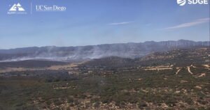 Read more about the article Campo-area wildfire threatens structures