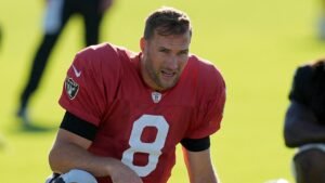 Read more about the article NFL news: Raiders’ Kirk Cousins, Maxx Crosby get into training camp scuffle