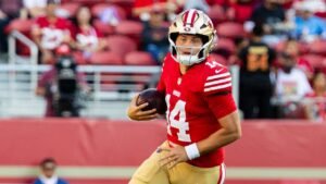 Read more about the article Kurtis Rourke taken to hospital with rib injury in 49ers preseason