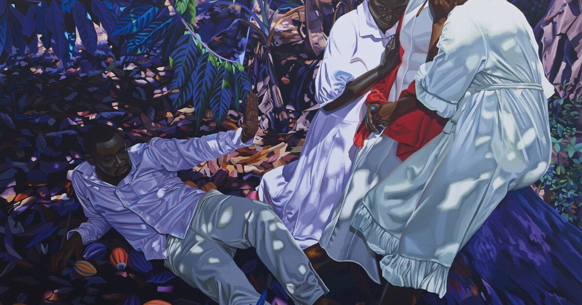 You are currently viewing This rising painter reimagines Renaissance art in a cocoa plantation in Cameroon