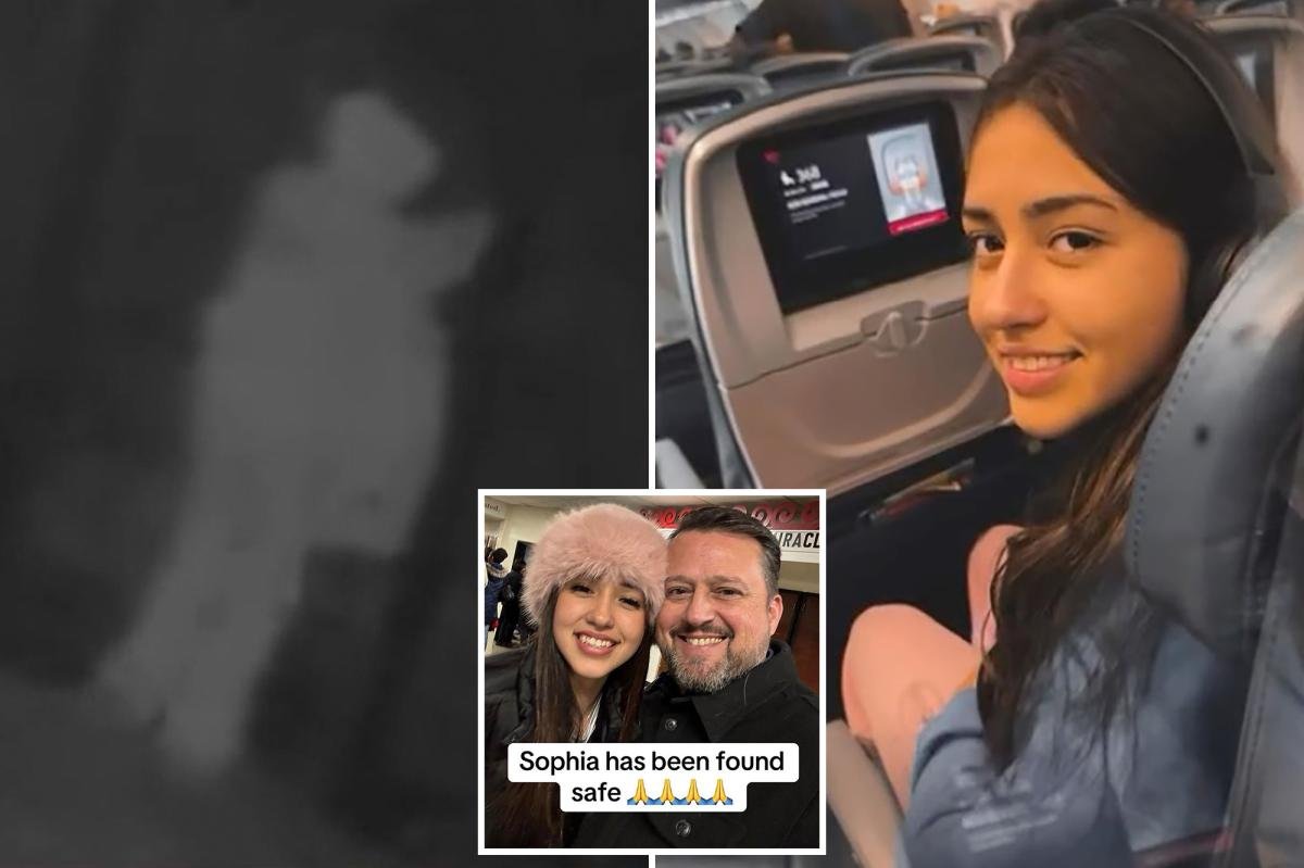 You are currently viewing Missing teen Sophia Cover seen flying home to Florida with dad after being found 1,200 miles away in NJ