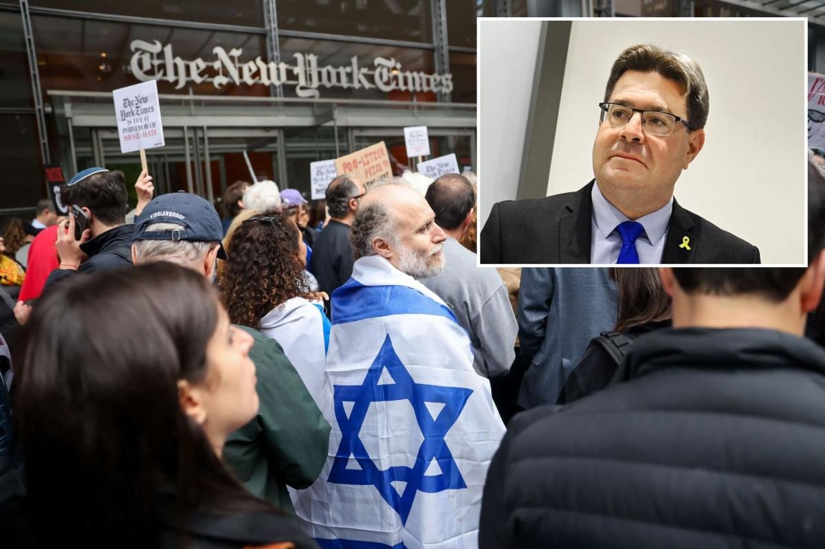 You are currently viewing Israeli consul in NYC cancels New York Times subscriptions over ‘blood libels’