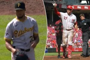 Read more about the article Struggling ex-Yankee Camilo Doval picks up right where he left off in subpar Pirates debut after trade