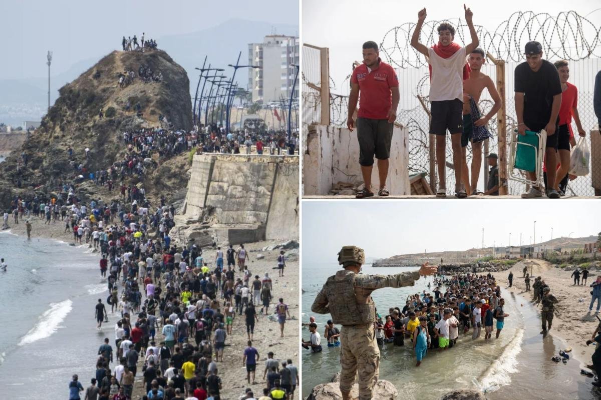 You are currently viewing Ceuta border storming death toll reaches 72 after 50K migrants attempt to enter Spanish enclave