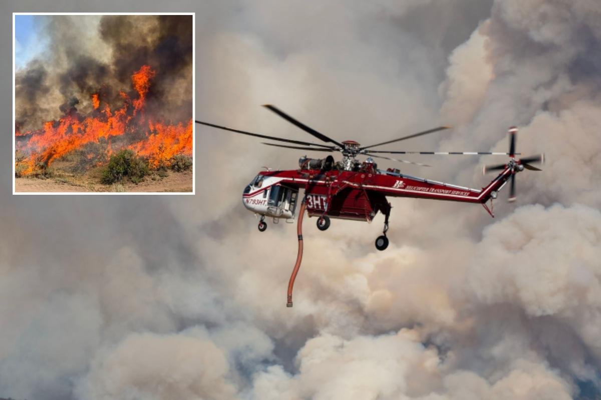 You are currently viewing Pilots of helicopter that crashed while fighting wildfire in Utah are dead, officials say