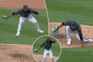 Read more about the article Jefry Yan unleashes wild strikeout dance prematurely in hilarious Mets moment: ‘That was funny’