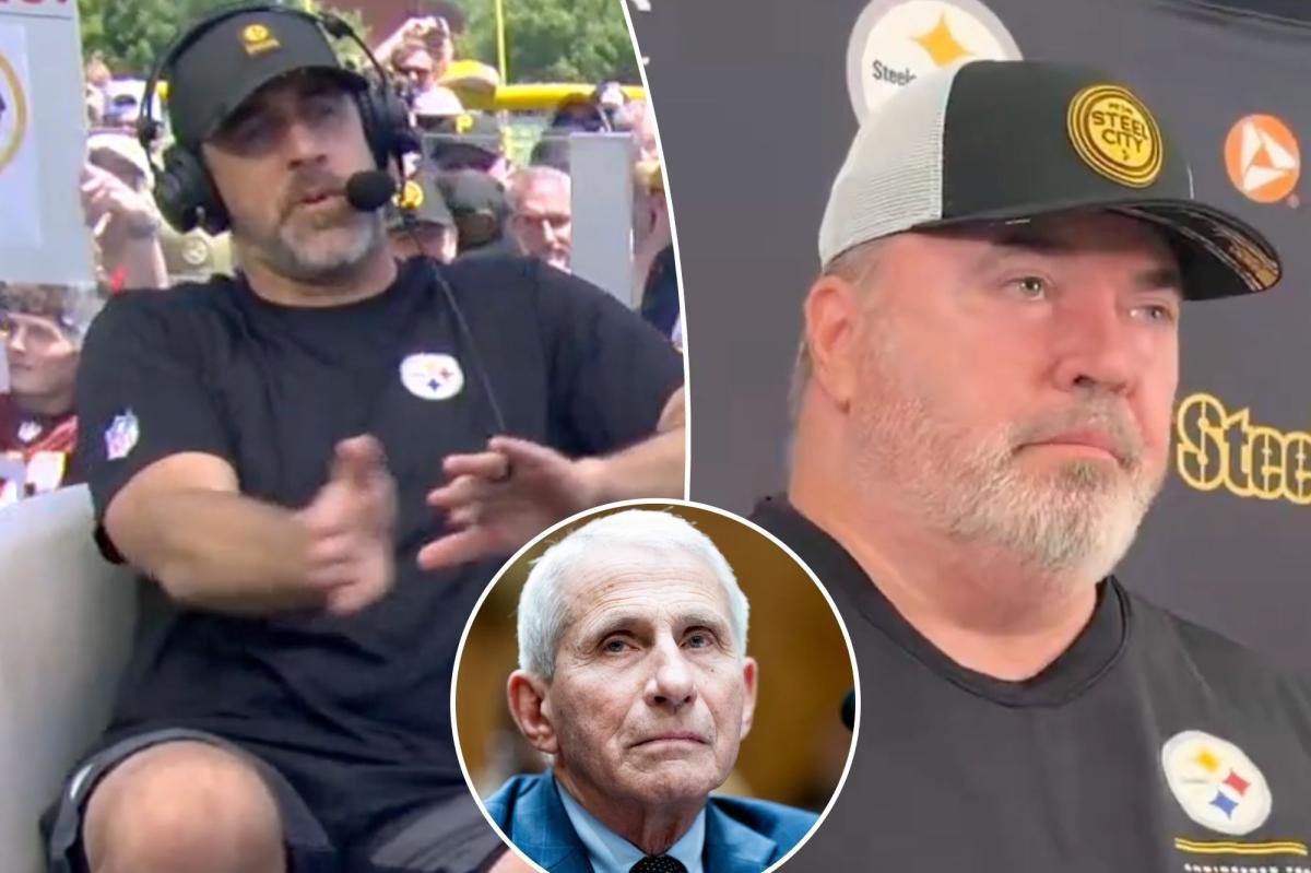 You are currently viewing Steelers coach Mike McCarthy responds to Aaron Rodgers’ takedown of Dr. Anthony Fauci