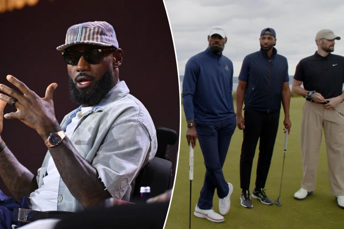 You are currently viewing LeBron James launches golf YouTube channel in spectacular fashion