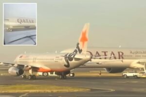 Read more about the article Jetstar, Qatar Airways planes narrowly avoid collision at Sydney airport, 1 crew member injured