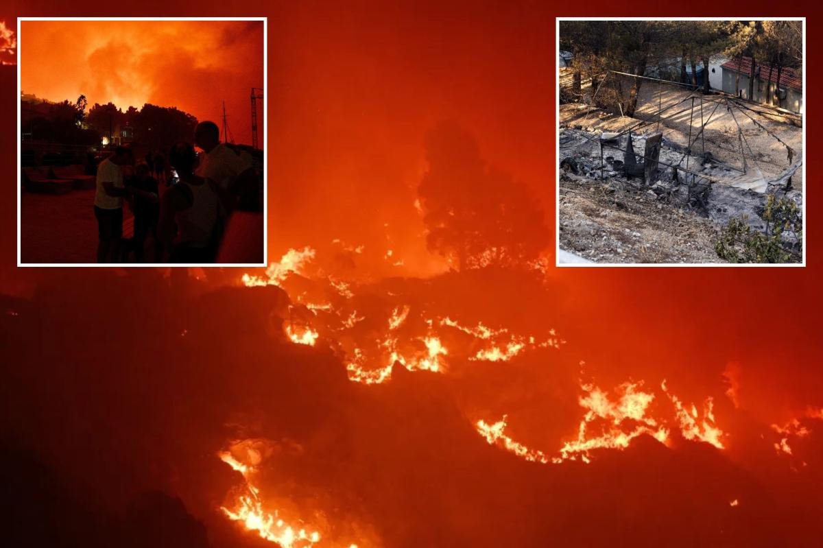 You are currently viewing Wildfire descends on Croatian tourist town, injures 36