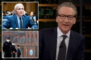Read more about the article Bill Maher calls out Fauci for telling ‘actual lies’ about COVID-19 origins after Senate hearing