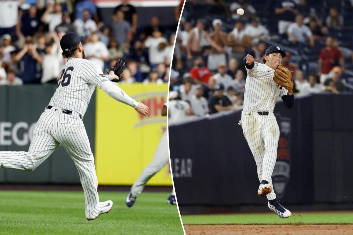 You are currently viewing George Lombard Jr. and Luis Garcia Jr. save the day for Yankees with dazzling plays