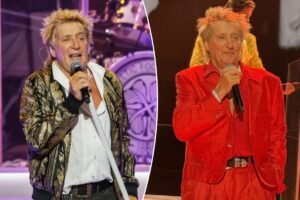 Read more about the article Rod Stewart cancels remaining US tour dates after coronary stent procedure