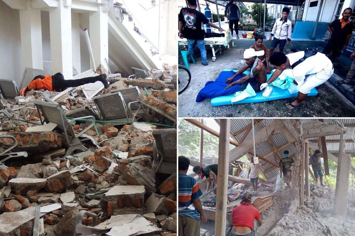You are currently viewing At least 20 dead, buildings toppled after magnitude 7.7 earthquake strikes off Indonesia’s coast