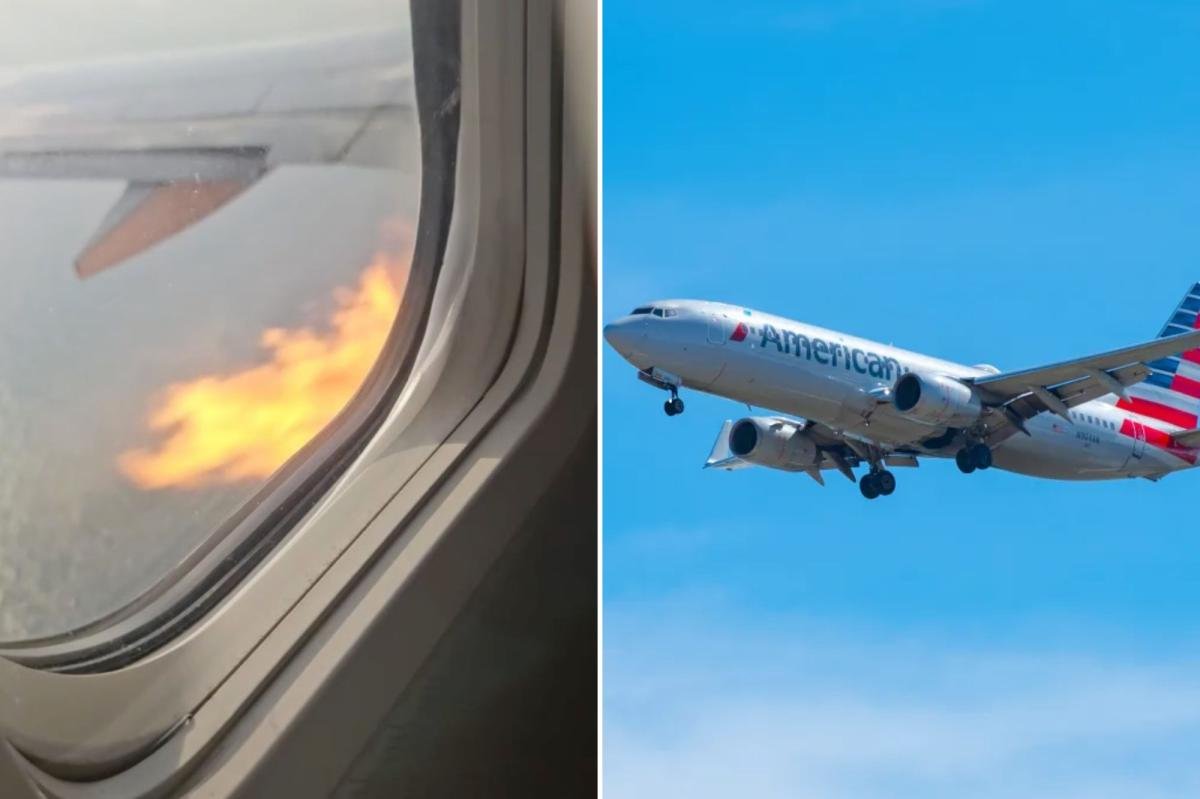 You are currently viewing American Airlines plane makes emergency landing after flames shoot from engine: ‘Mayday, mayday, mayday’