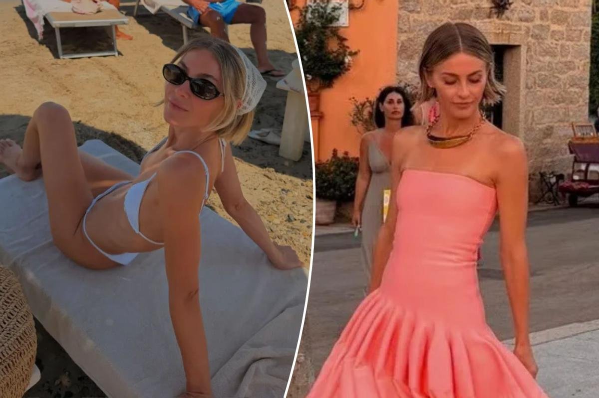 Read more about the article Julianne Hough flaunts her toned figure in bikinis as she shares snaps from her trip to Sardinia
