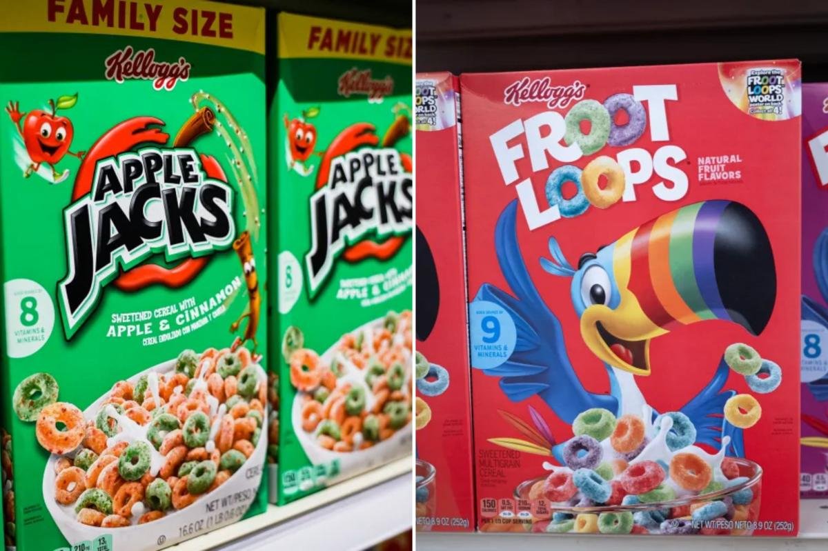 Read more about the article Kellogg to remove artificial dyes from cereals by end of this year