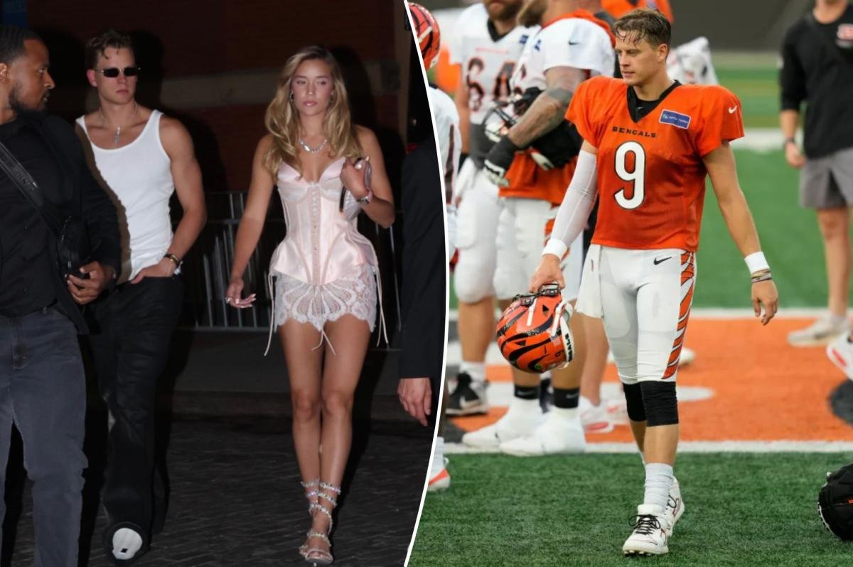 You are currently viewing Joe Burrow, Olivia Ponton spotted sharing a moment after Bengals practice