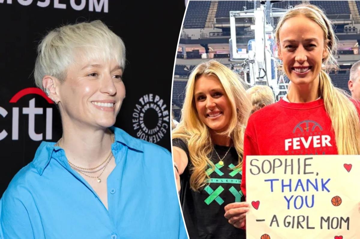 You are currently viewing Megan Rapinoe blasts Sophie Cunningham for picture with Riley Gaines: ‘Everything I need to know’