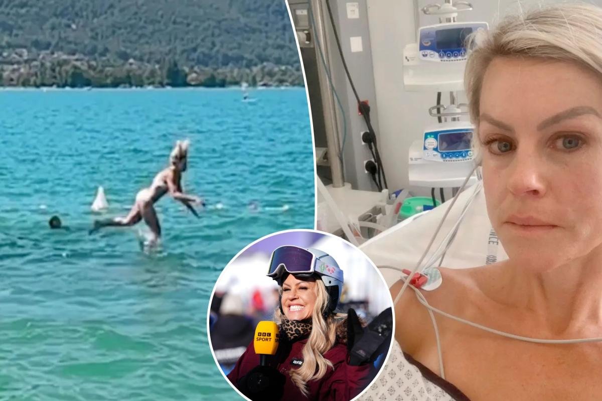 You are currently viewing Former Olympic skier Chemmy Alcott suffers collapsed lung after front flip dive goes wrong