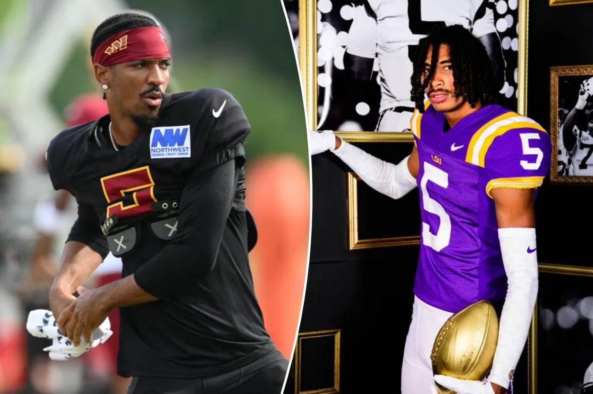 Read more about the article LSU star DJ Pickett refuses to give up wearing No. 5 in new wrinkle to Jayden Daniels drama
