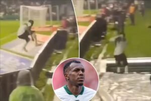 Read more about the article Brazilian soccer star gives health update after jumping down hole in scary scene: ‘Falling from a building’