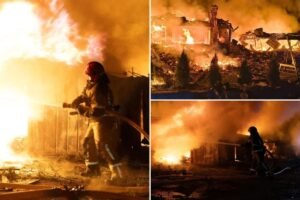 Read more about the article Russian attacks kill 4 in Kyiv and surrounding region as air defenses fall short