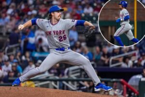 Read more about the article Nolan McLean rebounds with dominant start, but Mets’ lineup falls silent in loss to Braves