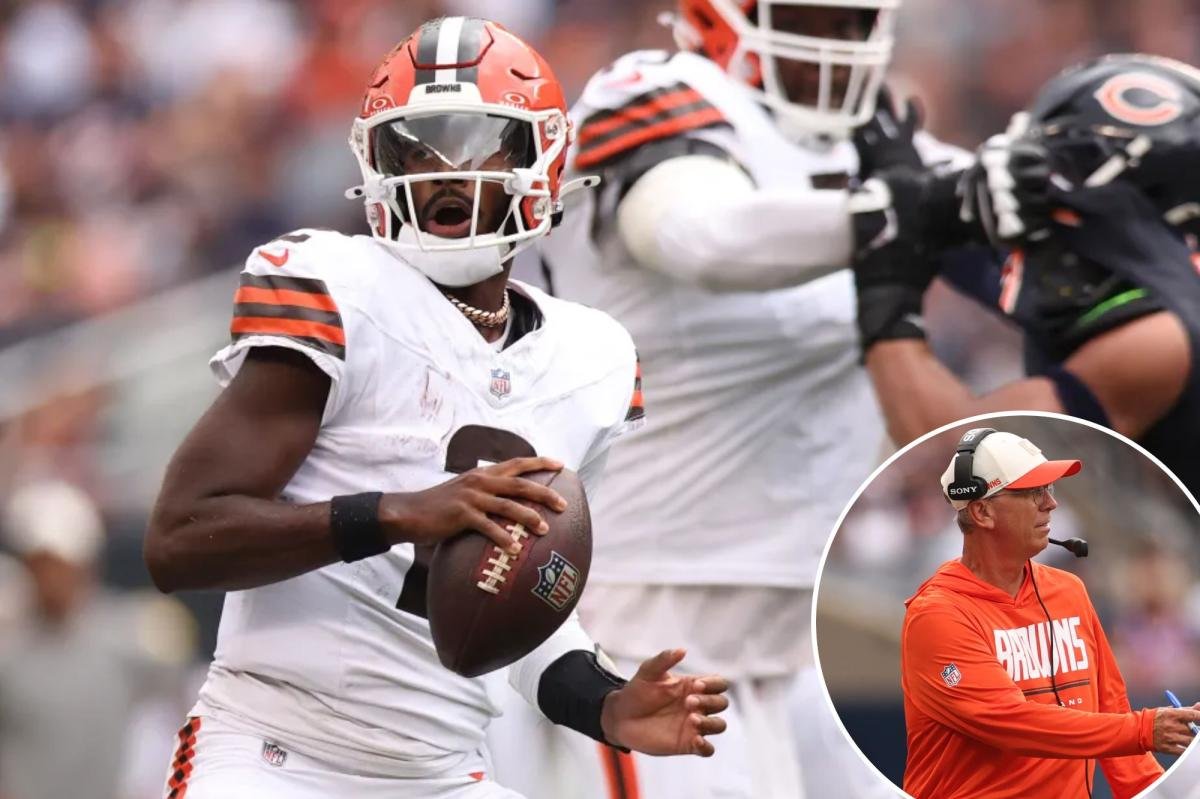 You are currently viewing Browns coach praises Shedeur Sanders’ improvement after uneven preseason opener