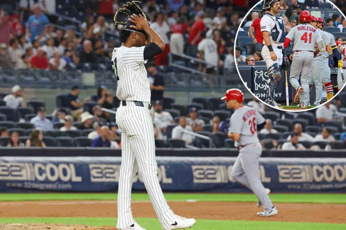 You are currently viewing Angel Chivilli implodes to spoil Luis Garcia Jr.’s debut heroics in crushing Yankees loss to Cardinals