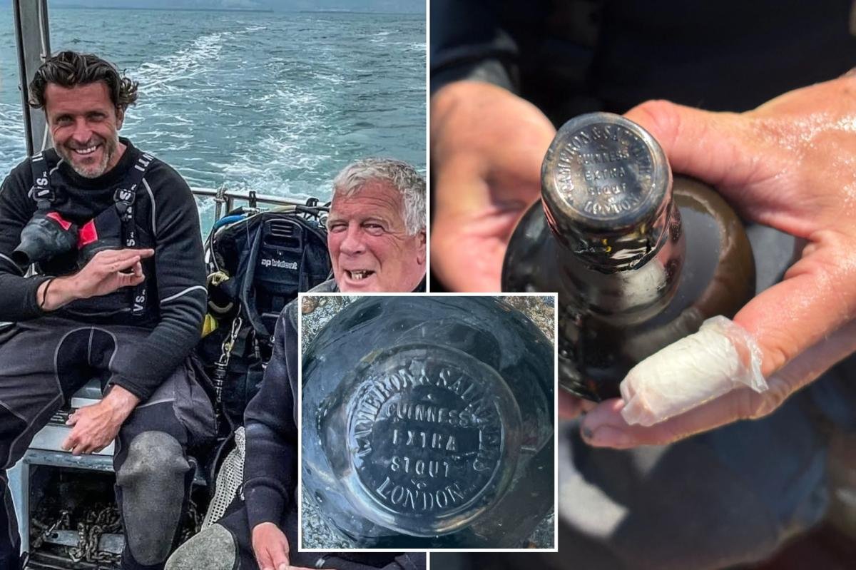 You are currently viewing Divers find 162-year-old Guinness in shipwreck â and there’s a ‘possibility it’s still drinkable’