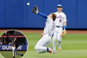 Read more about the article Carson Benge really hopes one thing doesn’t end as Mets rookie makes Gold Glove case: ‘Total package’