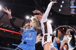 Read more about the article DiJonai Carrington bizarrely claims her ‘white privilege’ post wasn’t about Sophie Cunningham foul