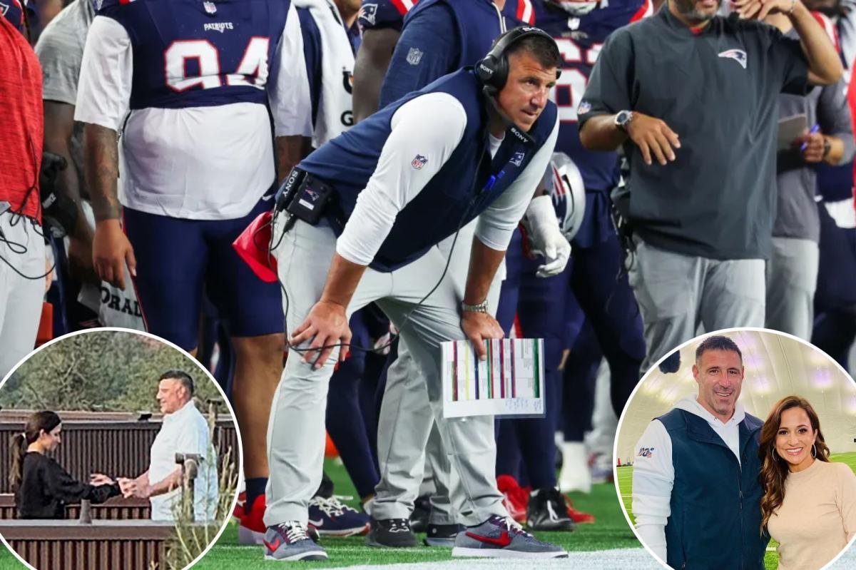 You are currently viewing Mike Vrabel roasted for alleged Dianna Russini affair after Patriots post viral challenge clip