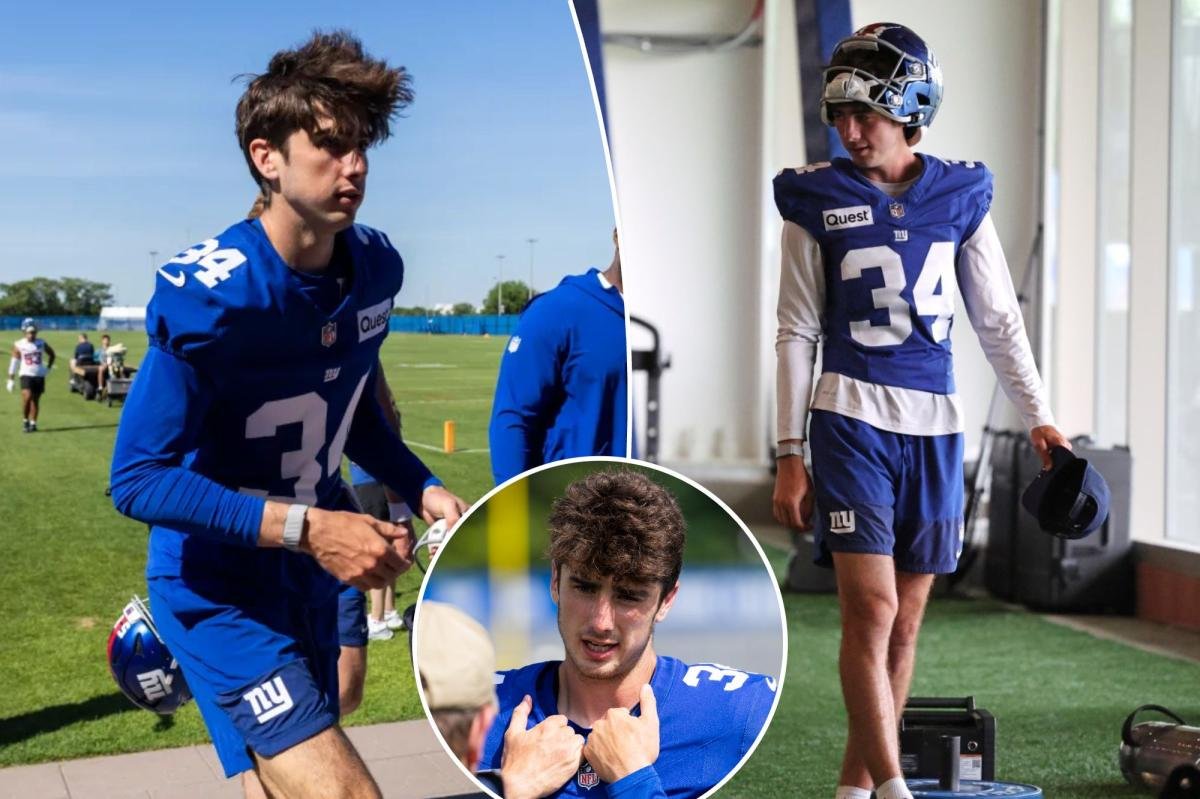 You are currently viewing Dominic Zvada has to start from somewhere — and Giants rookie tells The Post he’s ready to make it happen