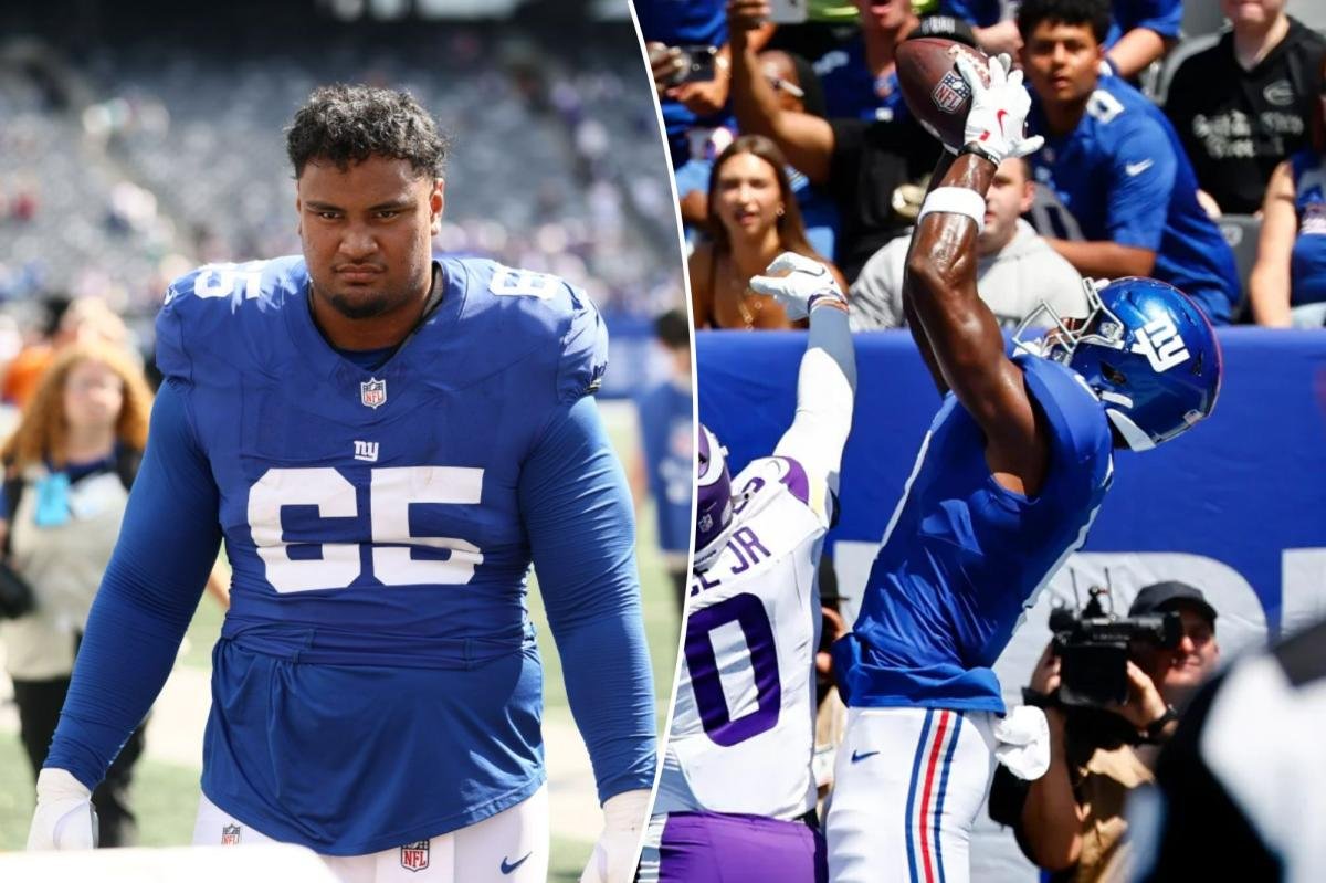 You are currently viewing Giants’ top rookies relishing first opportunity to feel like they belong with early results promising