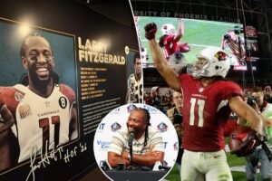 Read more about the article Larry Fitzgerald, set to enter Hall of Fame, doesn’t believe in the idea of retirement: ‘I just don’t’