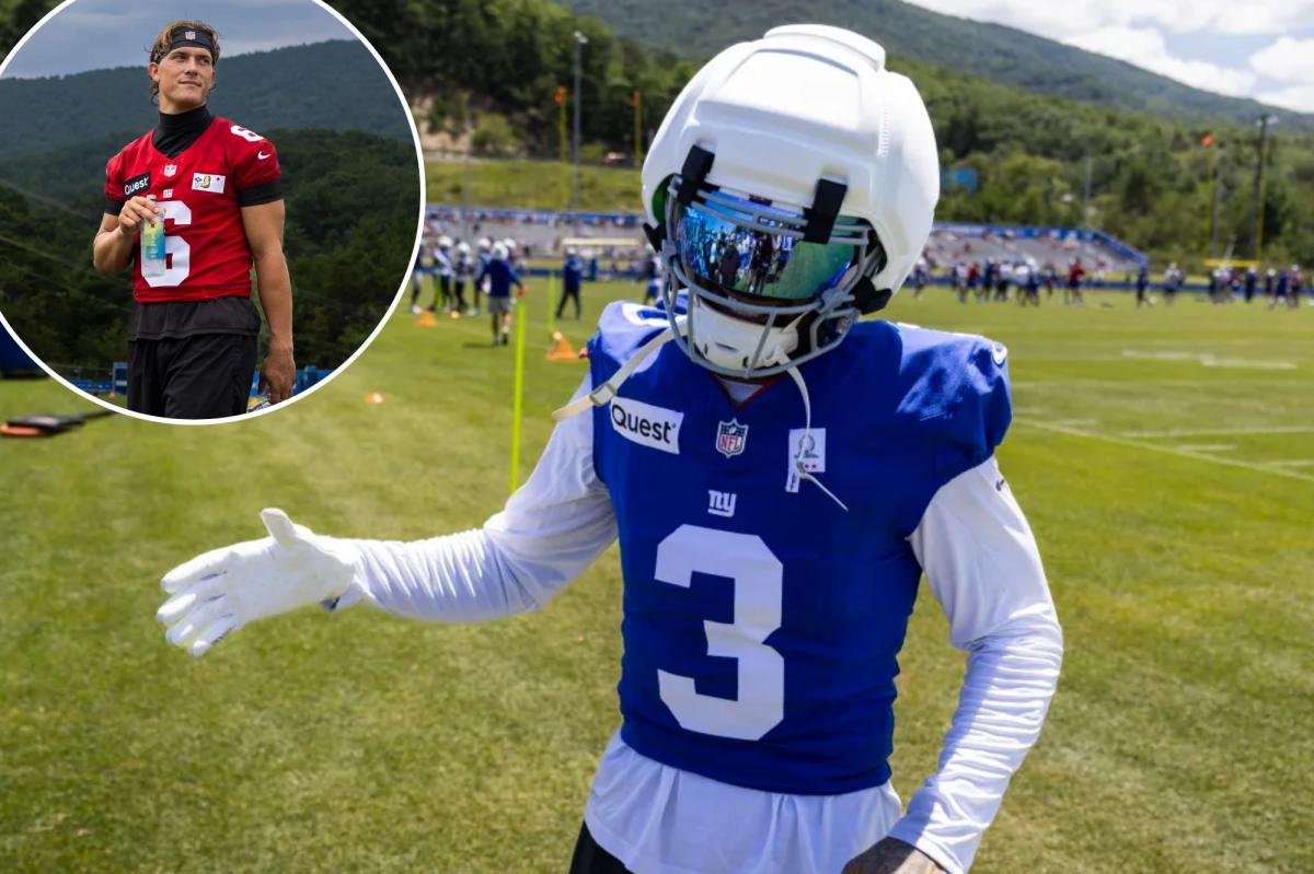 You are currently viewing Giants’ Odell Beckham Jr. shows off vintage form as Jaxson Dart deals tough day