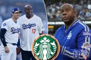 Read more about the article How Magic Johnson used Starbucks to fuel $2.2 billion Dodgers purchase